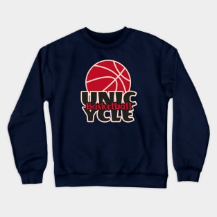 Unicycle Basketball Crewneck Sweatshirt